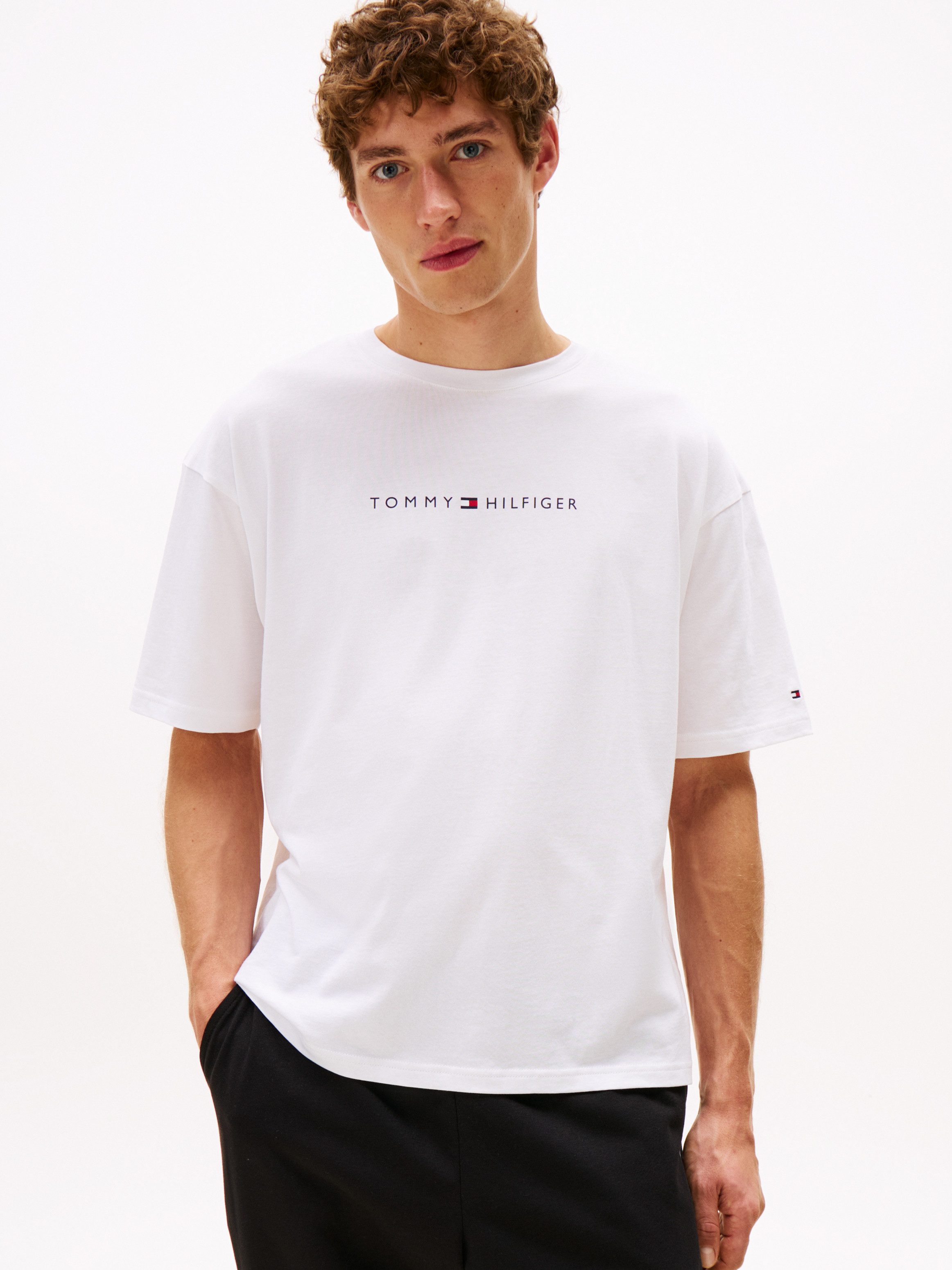 Tommy Hilfiger Underwear T-Shirt "TEE CONT. LOGO", mit Rundhals, normale Pa günstig online kaufen