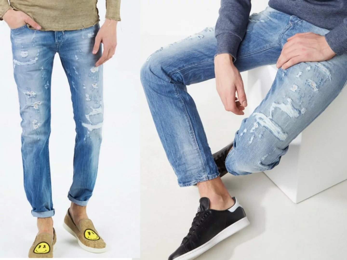 Diesel 5-Pocket-Jeans DIESEL BUSTER Jeans Denim Distressed 084CM 5 Pockets günstig online kaufen