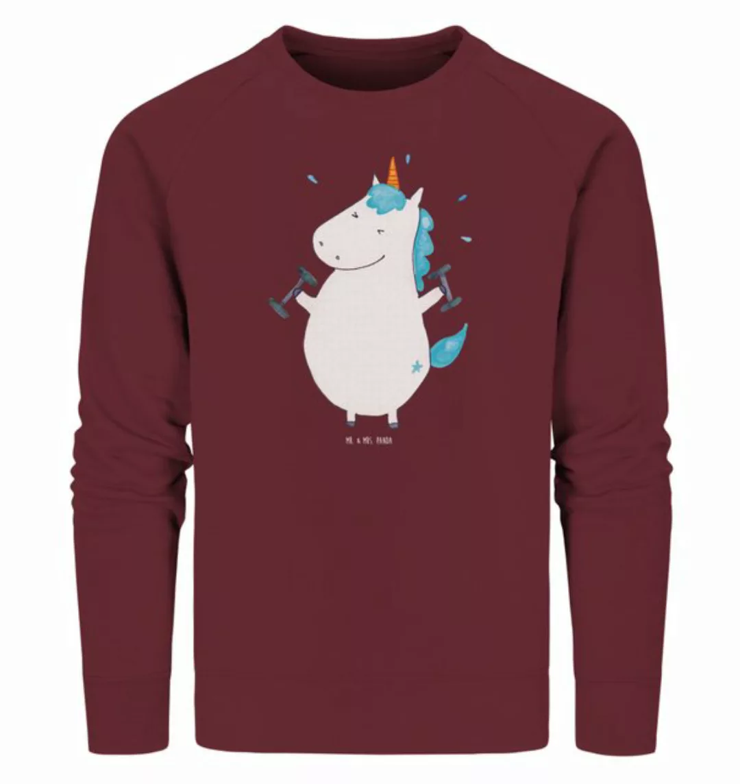 Mr. & Mrs. Panda Longpullover Größe S Einhorn Fitness - Burgundy - Geschenk günstig online kaufen