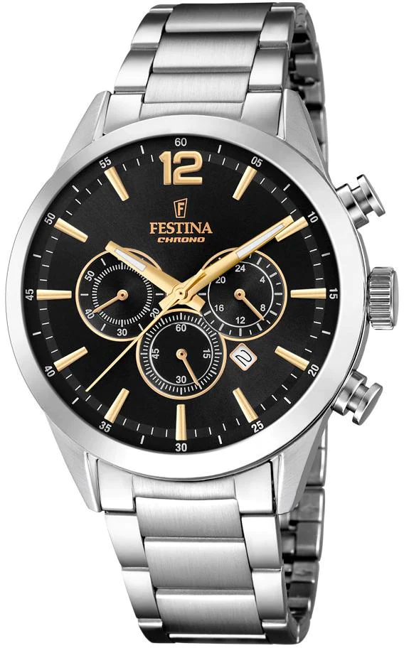 Festina Chronograph "Timeless Chronograph, F20343/4", mit dezentraler Sekun günstig online kaufen