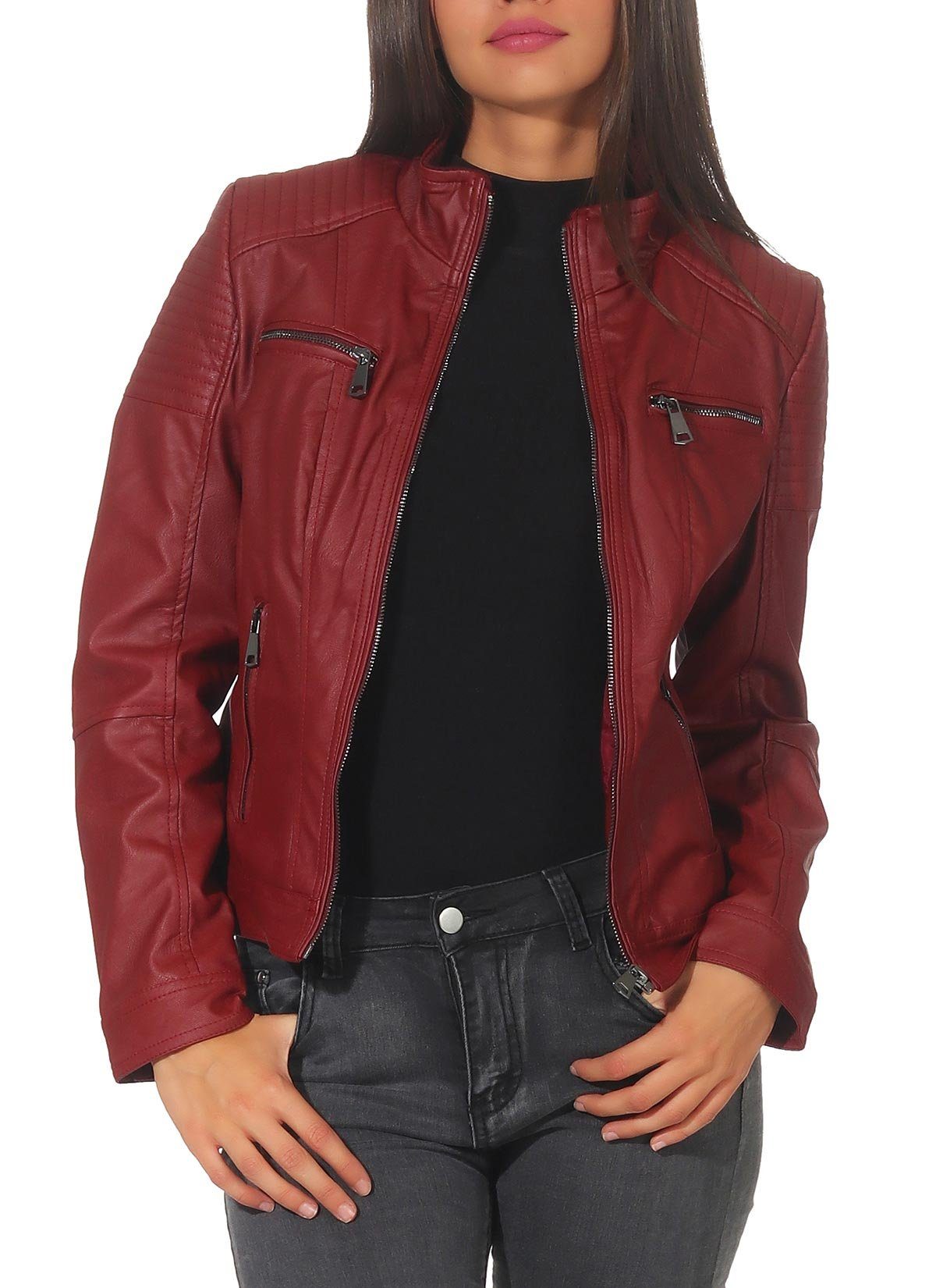 malito more than fashion Lederimitatjacke 5179 günstig online kaufen