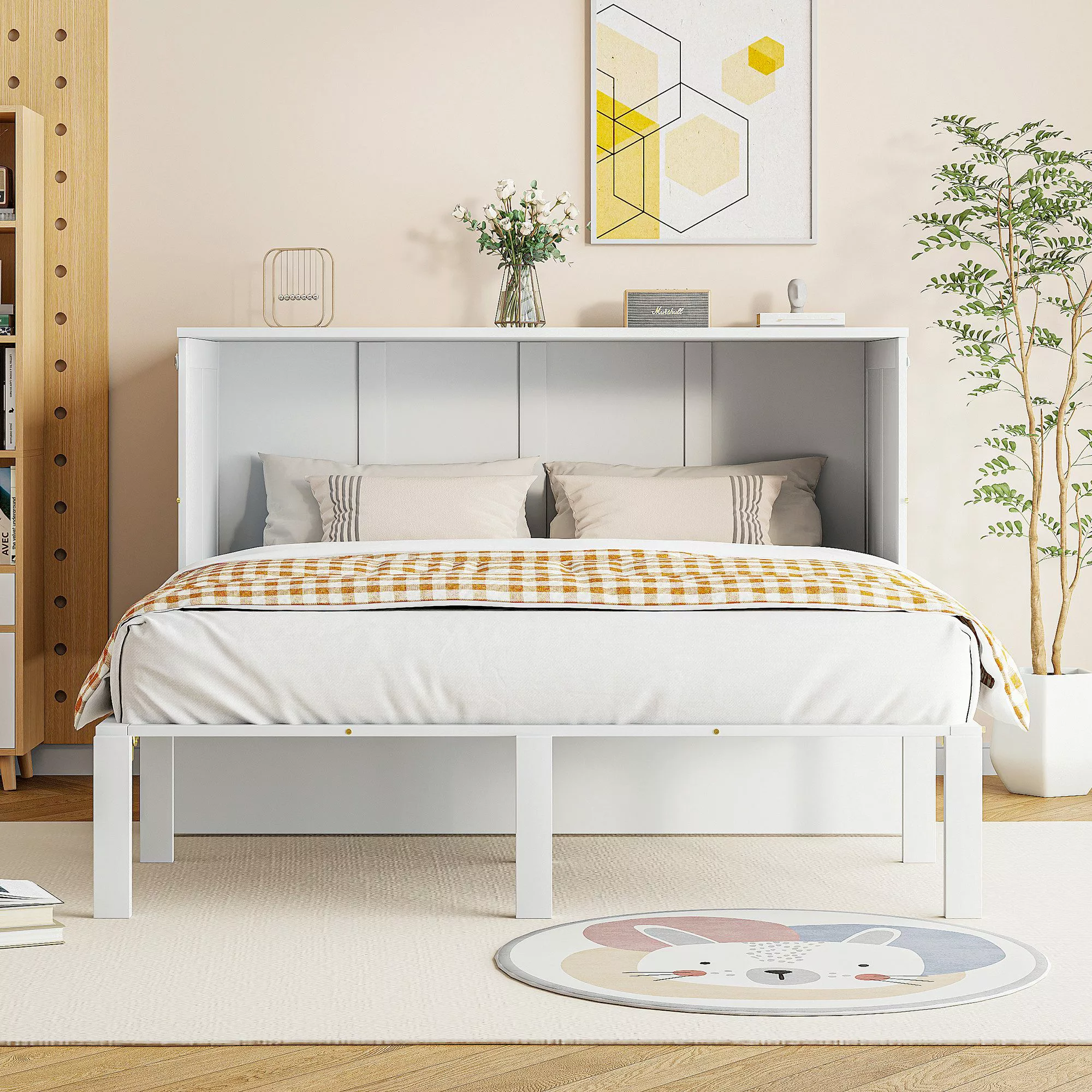 Flieks Schrankbett Holzbett Doppelbett Klappbett 140x200cm günstig online kaufen
