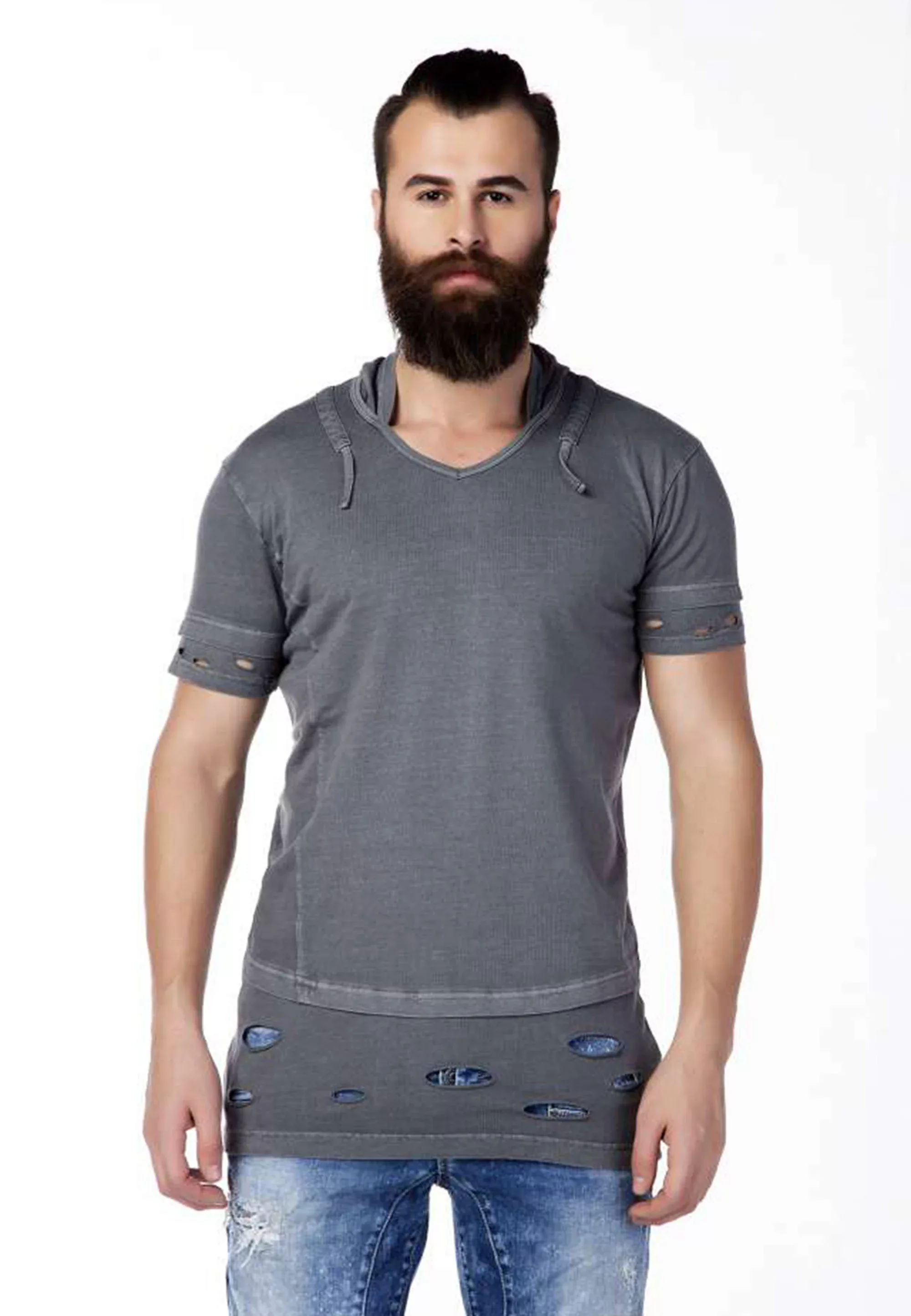 Cipo & Baxx T-Shirt, mit lässiger Kapuze günstig online kaufen