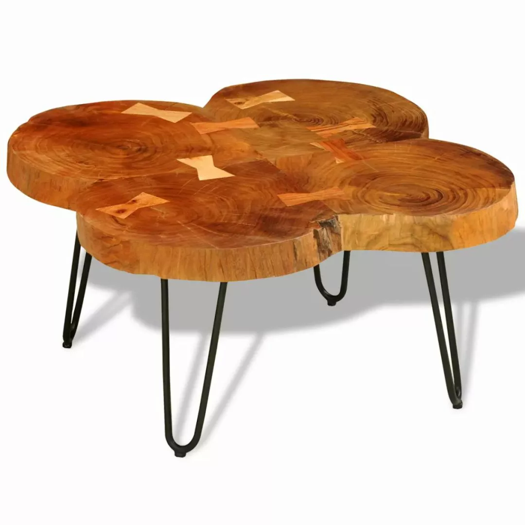 Couchtisch 35 Cm 4 Baumscheiben Massivholz günstig online kaufen