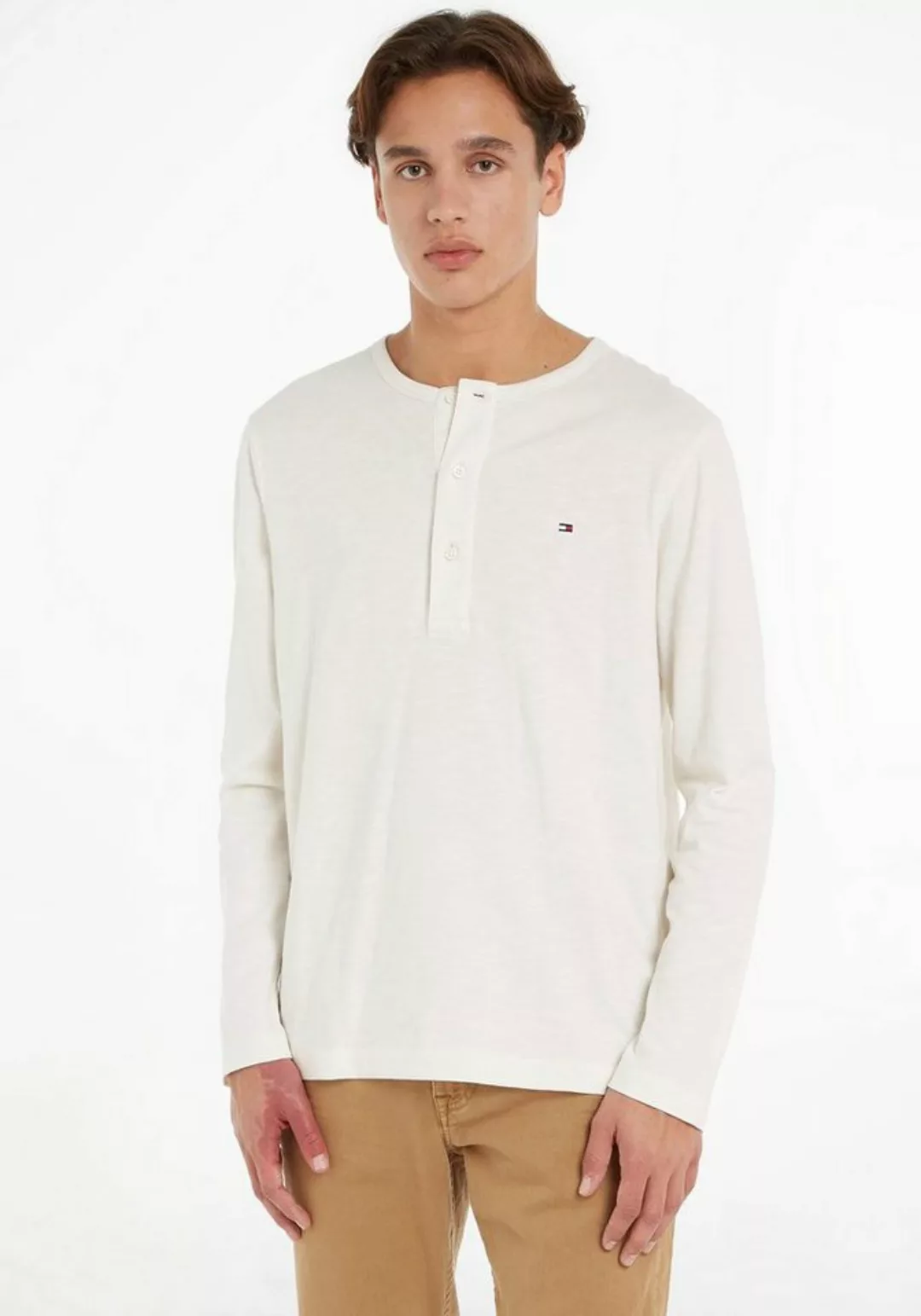 Tommy Hilfiger Langarmshirt SLUB HENLEY LS günstig online kaufen