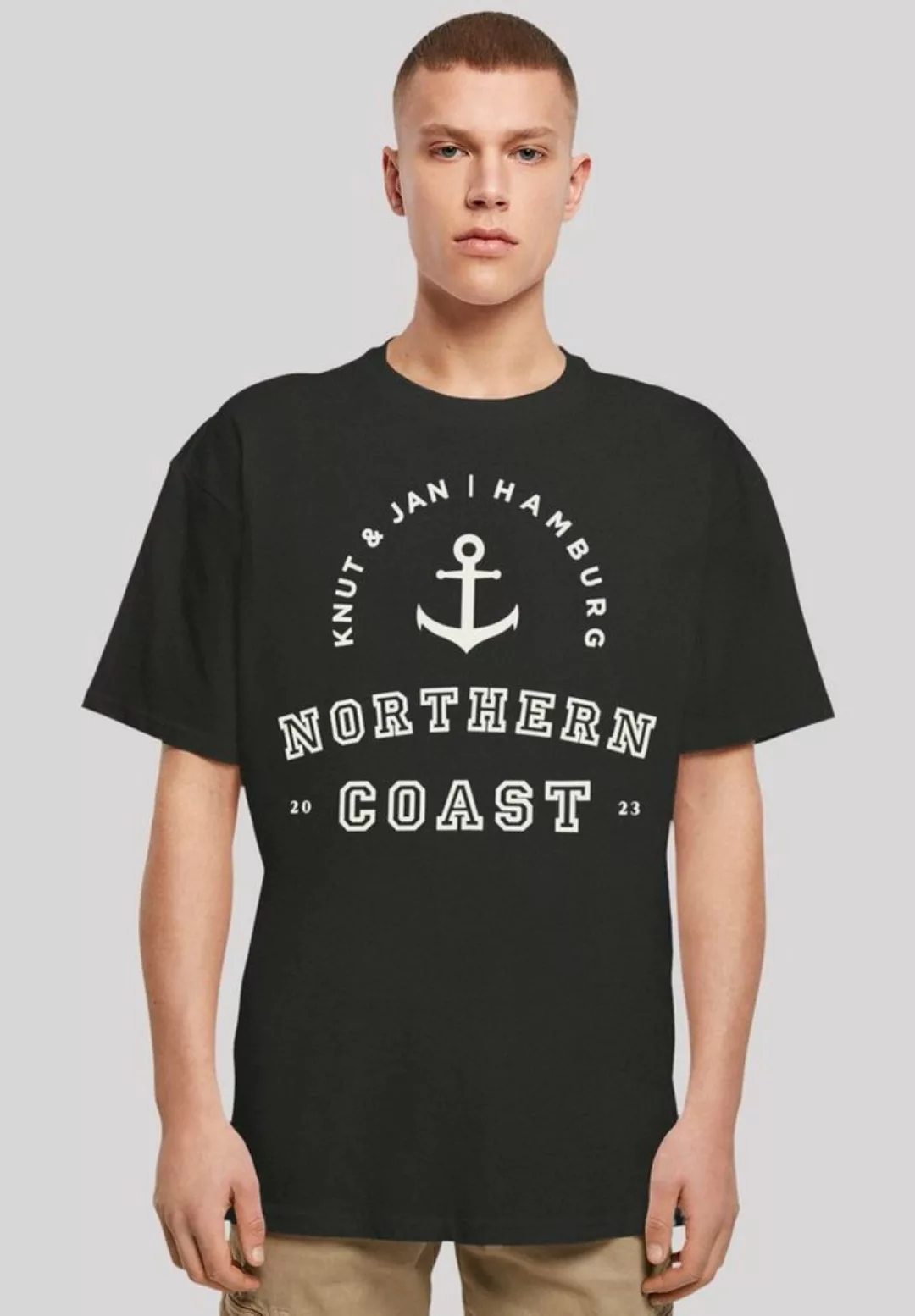 F4NT4STIC T-Shirt "Northern Coast Nordsee Knut & Jan Hamburg", Print günstig online kaufen