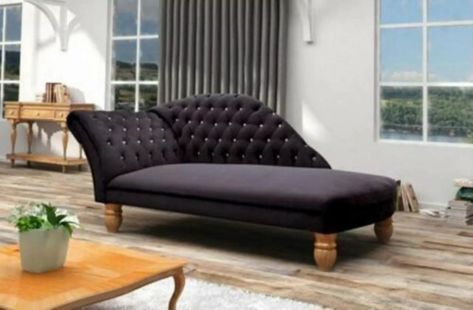 JVmoebel Chaiselongue Weißer Chaiselongue Chesterfield Liege Ottomane Chais günstig online kaufen