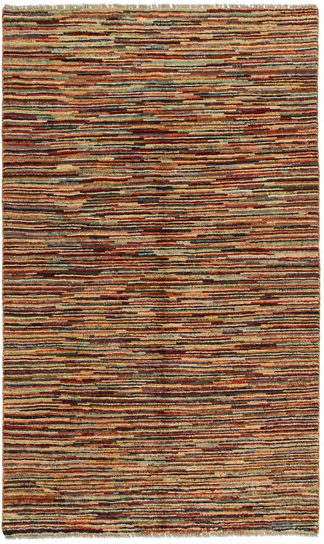 morgenland Wollteppich »Streifen Multicolore 185 x 113 cm«, rechteckig günstig online kaufen