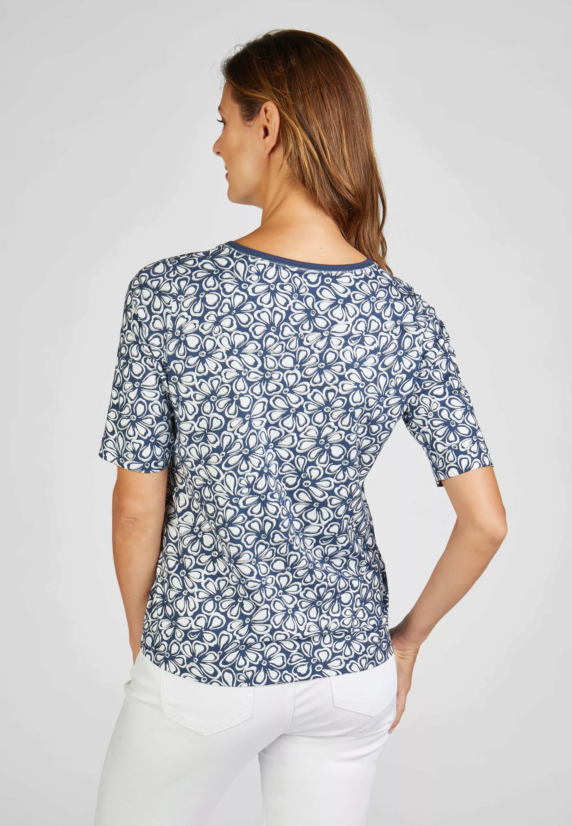 Rabe T-Shirt mit modernem Muster günstig online kaufen