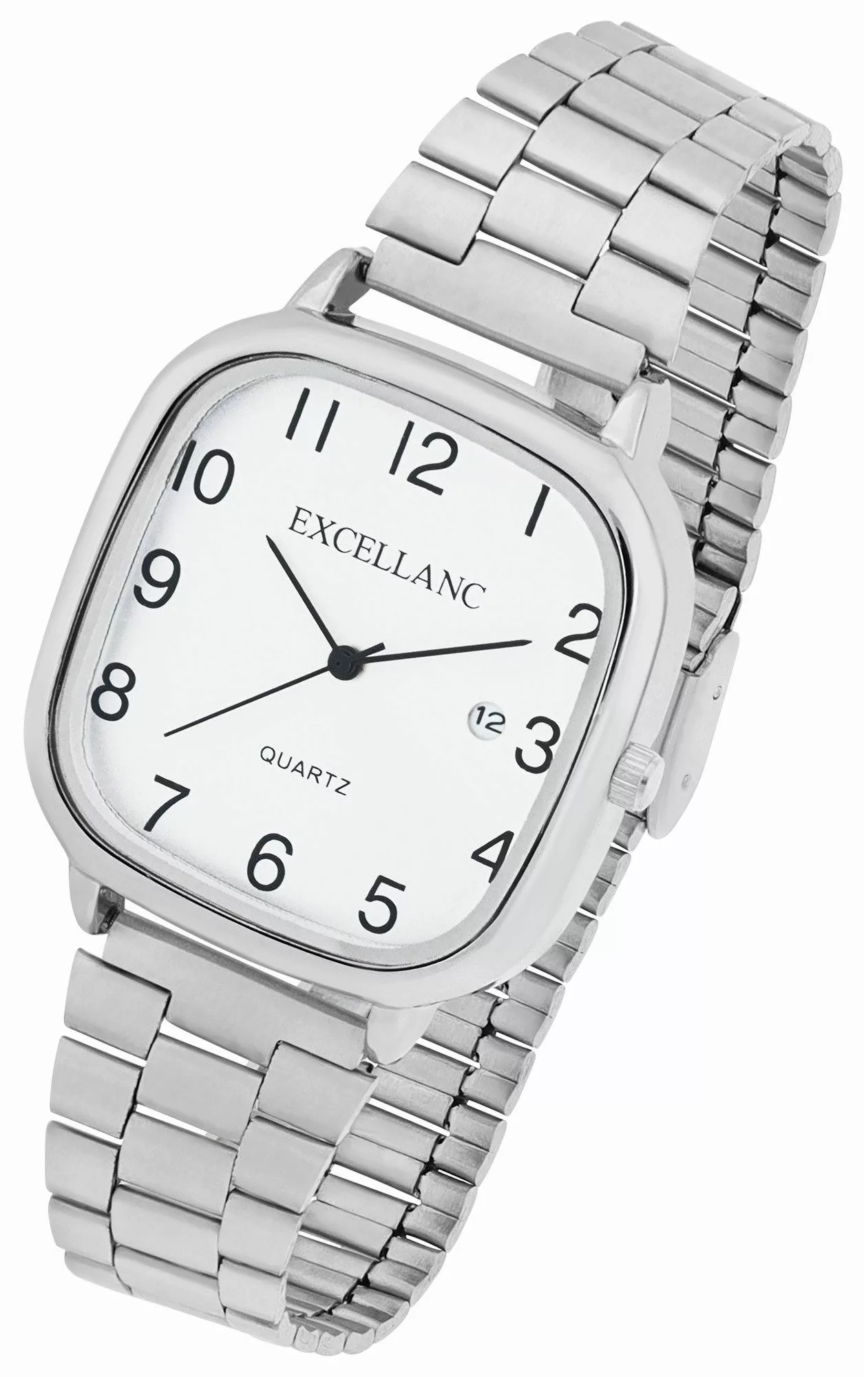 Excellanc Quarzuhr 1800261 Metallarmband, eckiges Gehäuse, günstig online kaufen