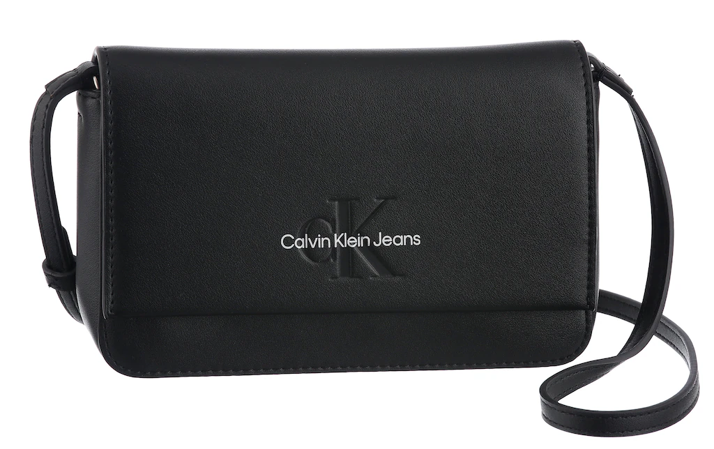 Calvin Klein Jeans Mini Bag "SCULPTED EW FLAP PHONE CB MONO", Handtasche Cr günstig online kaufen