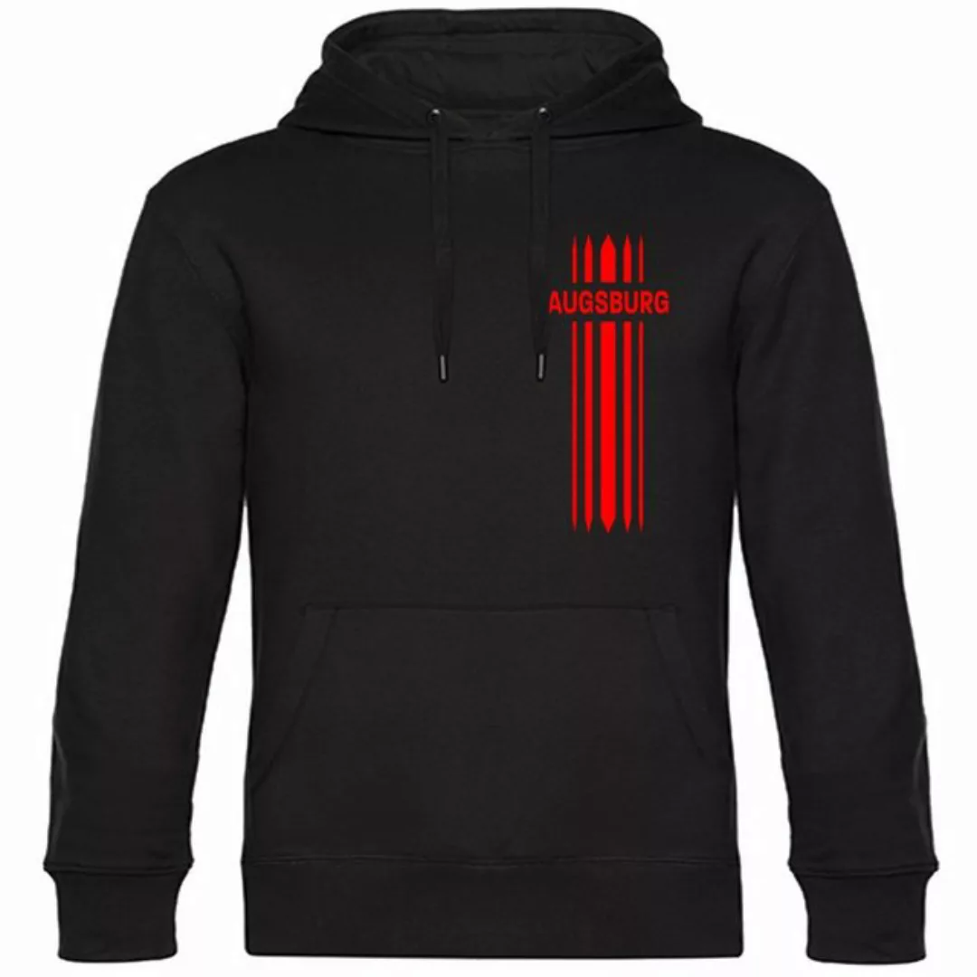 multifanshop Kapuzensweatshirt Augsburg - Streifen - Pullover günstig online kaufen