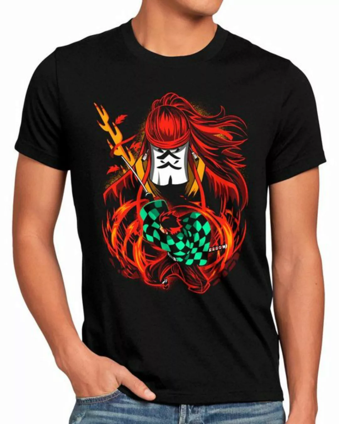 style3 Print-Shirt Herren T-Shirt demon anime japan manga slayer günstig online kaufen