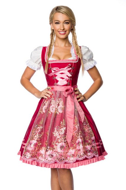 Dirndline Dirndl Oktoberfest Kleid Dirndl Tracht Wiesn Wasn Volksfest Trach günstig online kaufen