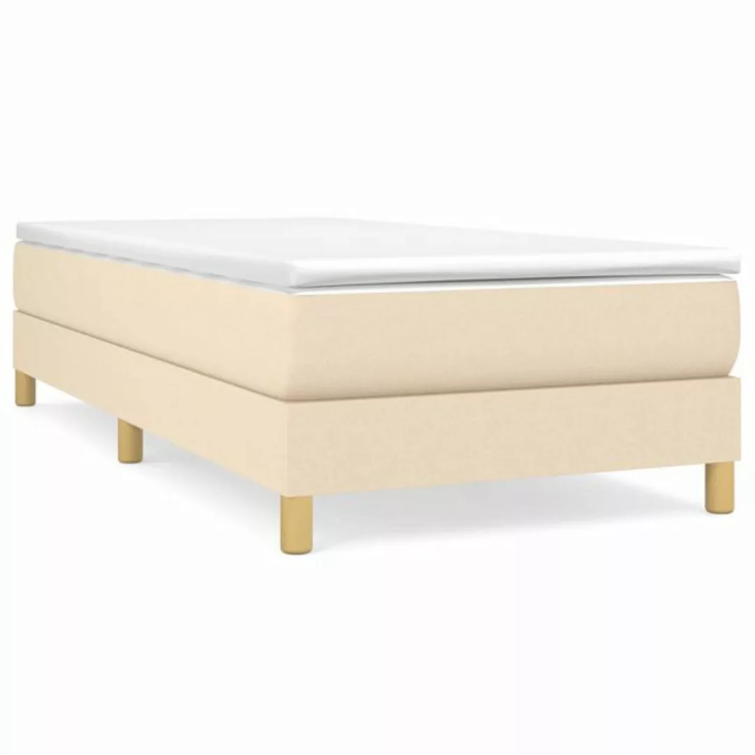 Vidaxl Boxspringbett Creme 90x200 Cm Stoff günstig online kaufen