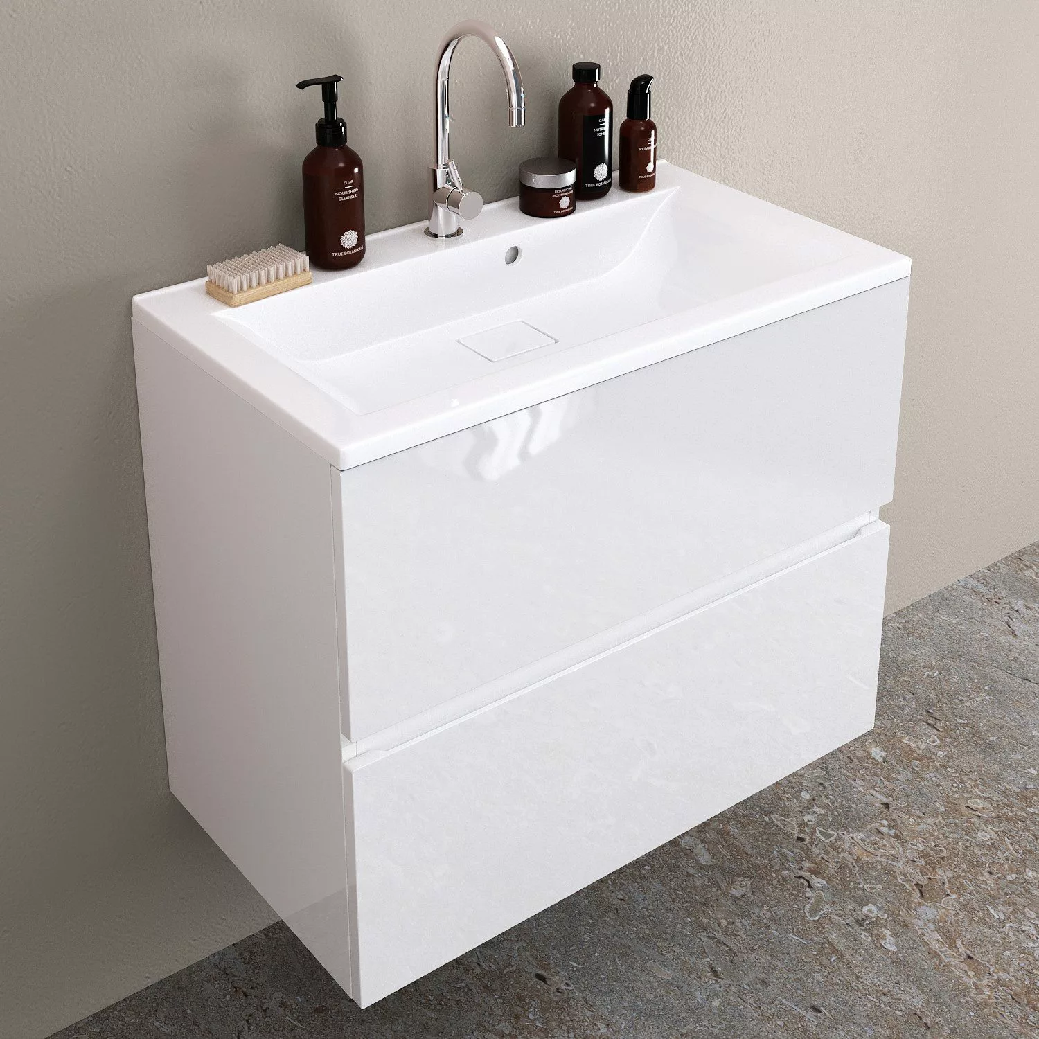 Möbelhandel Klipenstein Waschbeckenunterschrank 65/80/100 cm, mit günstig online kaufen