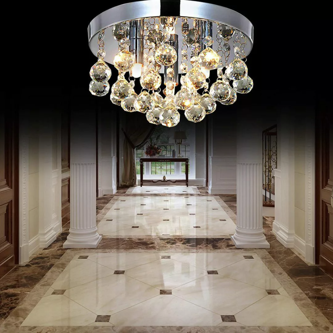 Sunicol LED Deckenleuchte LED Kristall Deckenleuchte günstig online kaufen