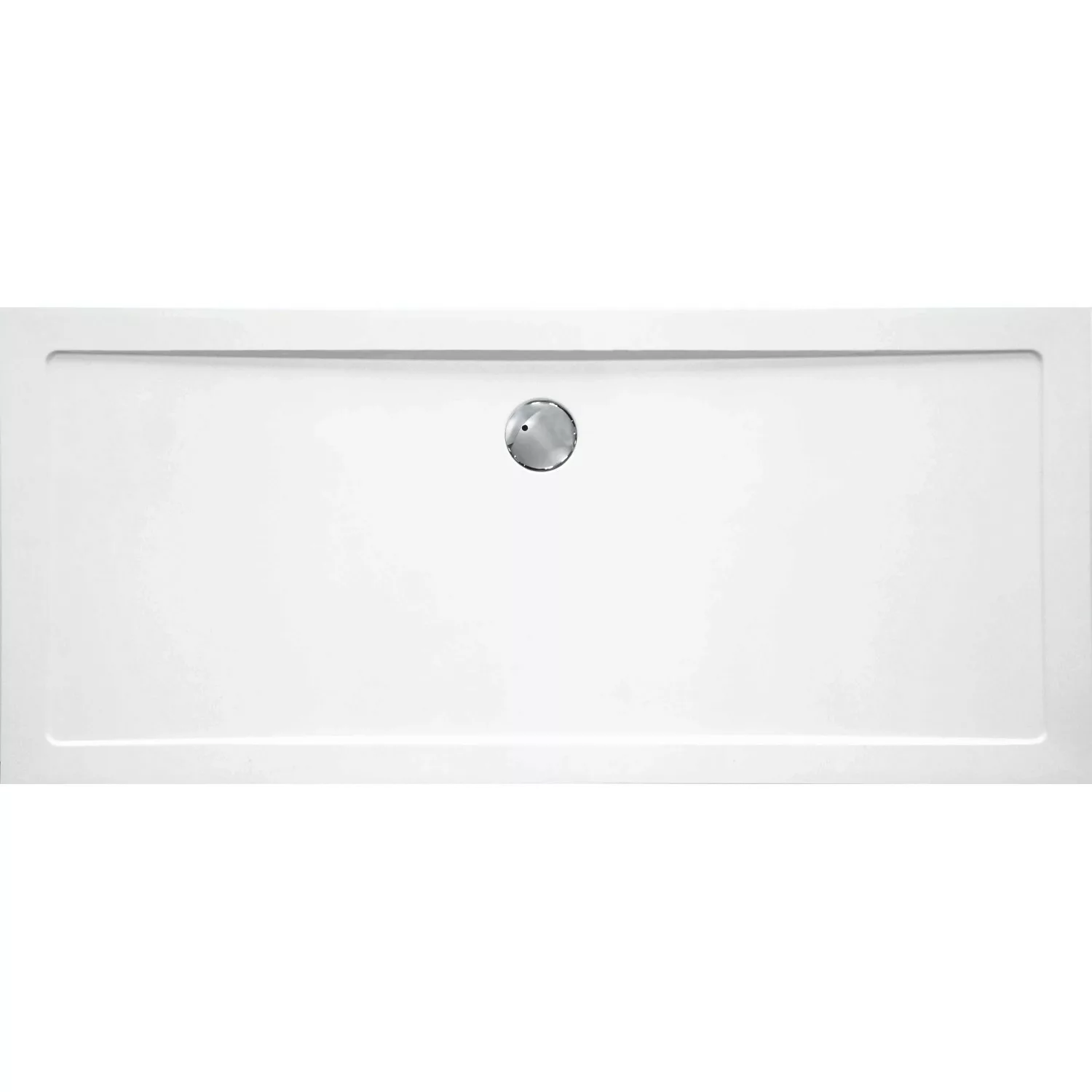 Sanotechnik Duschwanne Extraflach SMC Rechteck 170 cm x 76 cm Weiß günstig online kaufen