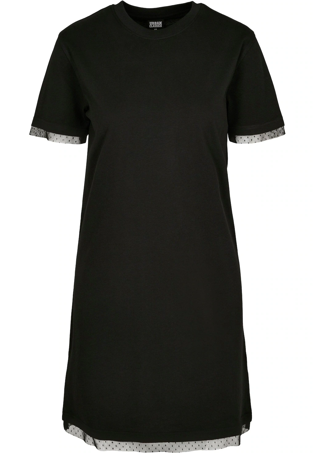 URBAN CLASSICS Shirtkleid "Urban Classics Damen Ladies Boxy Lace Hem Tee Dr günstig online kaufen