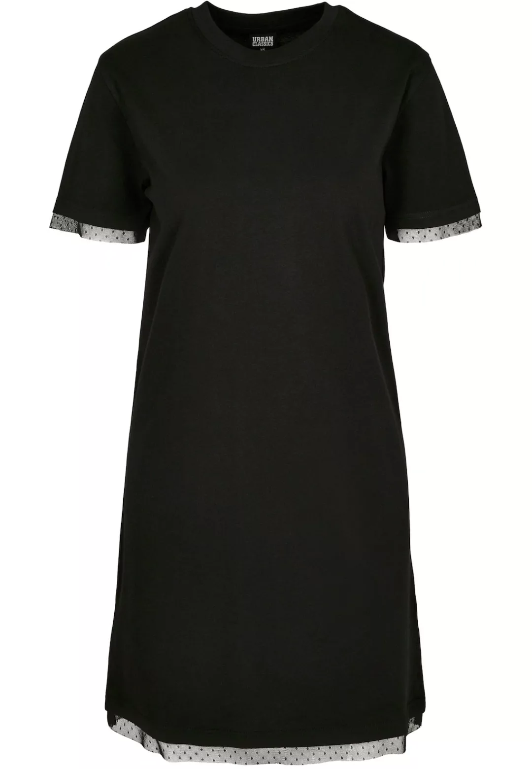 URBAN CLASSICS Shirtkleid "Urban Classics Damen Ladies Boxy Lace Hem Tee Dr günstig online kaufen