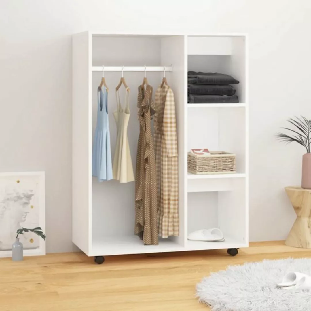 vidaXL Kleiderschrank Kleiderschrank Weiß 80x40x110 cm Spanplatte günstig online kaufen