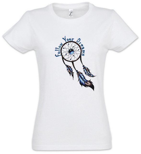 Urban Backwoods Print-Shirt Dreamcatcher I Damen T-Shirt Traumfänger Indian günstig online kaufen