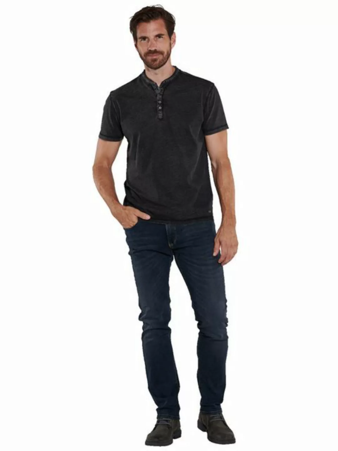 Engbers T-Shirt Henley-Shirt uni günstig online kaufen