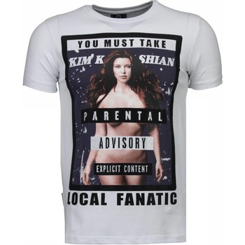 Local Fanatic  T-Shirt Kim Kardashian Strass günstig online kaufen