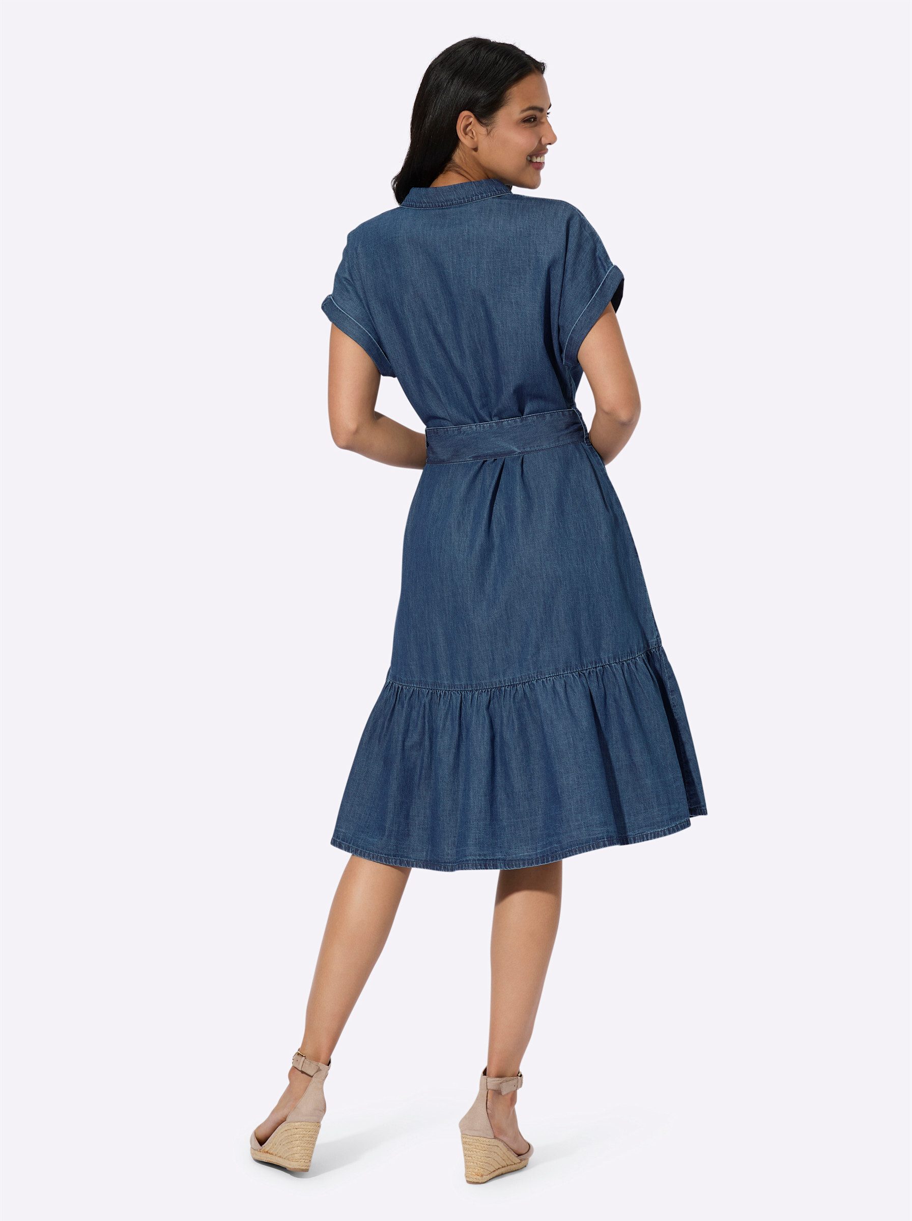 Sieh an! Etuikleid Jeanskleid günstig online kaufen