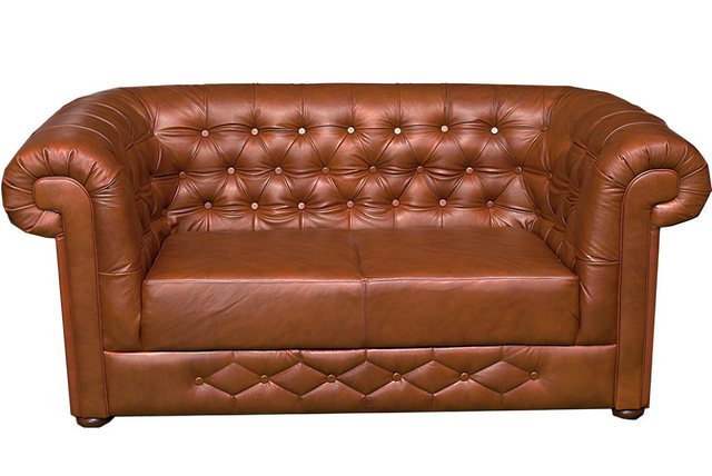 Xlmoebel Sofa Chesterfield Sofa Set Polster 3+2+1 aus Leder Sitzgarnitur So günstig online kaufen