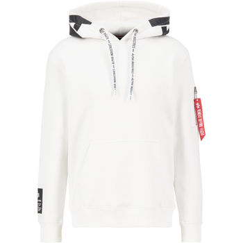 Alpha Industries  Sweatshirt Alpha Hoodie - white/black günstig online kaufen