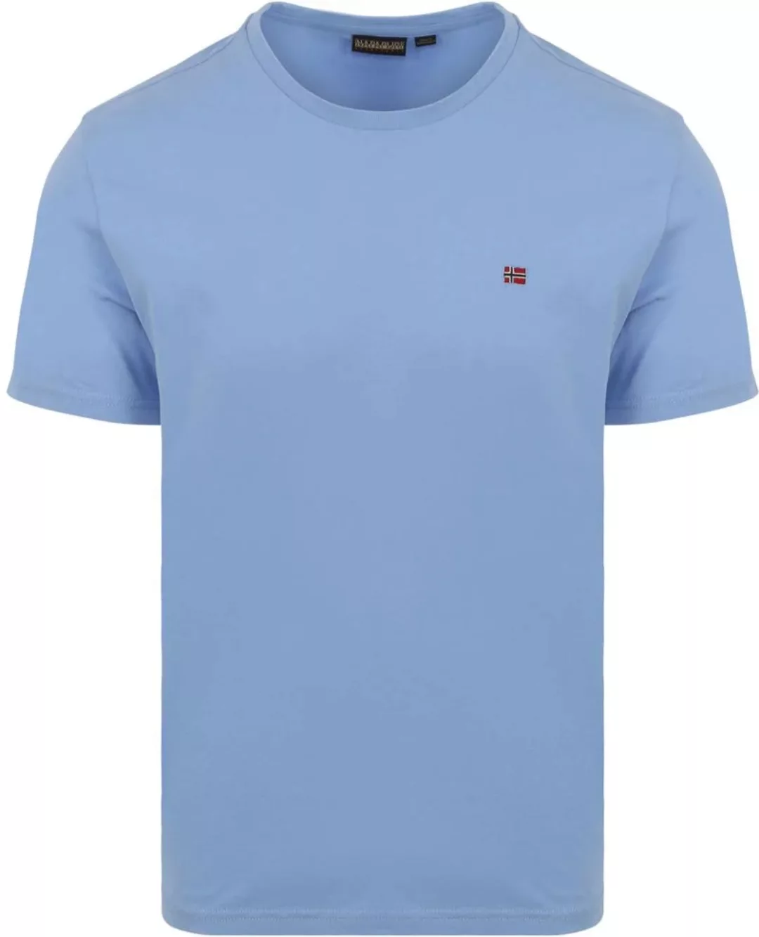 Napapijri Salis T-shirt Hellblau - Größe M günstig online kaufen