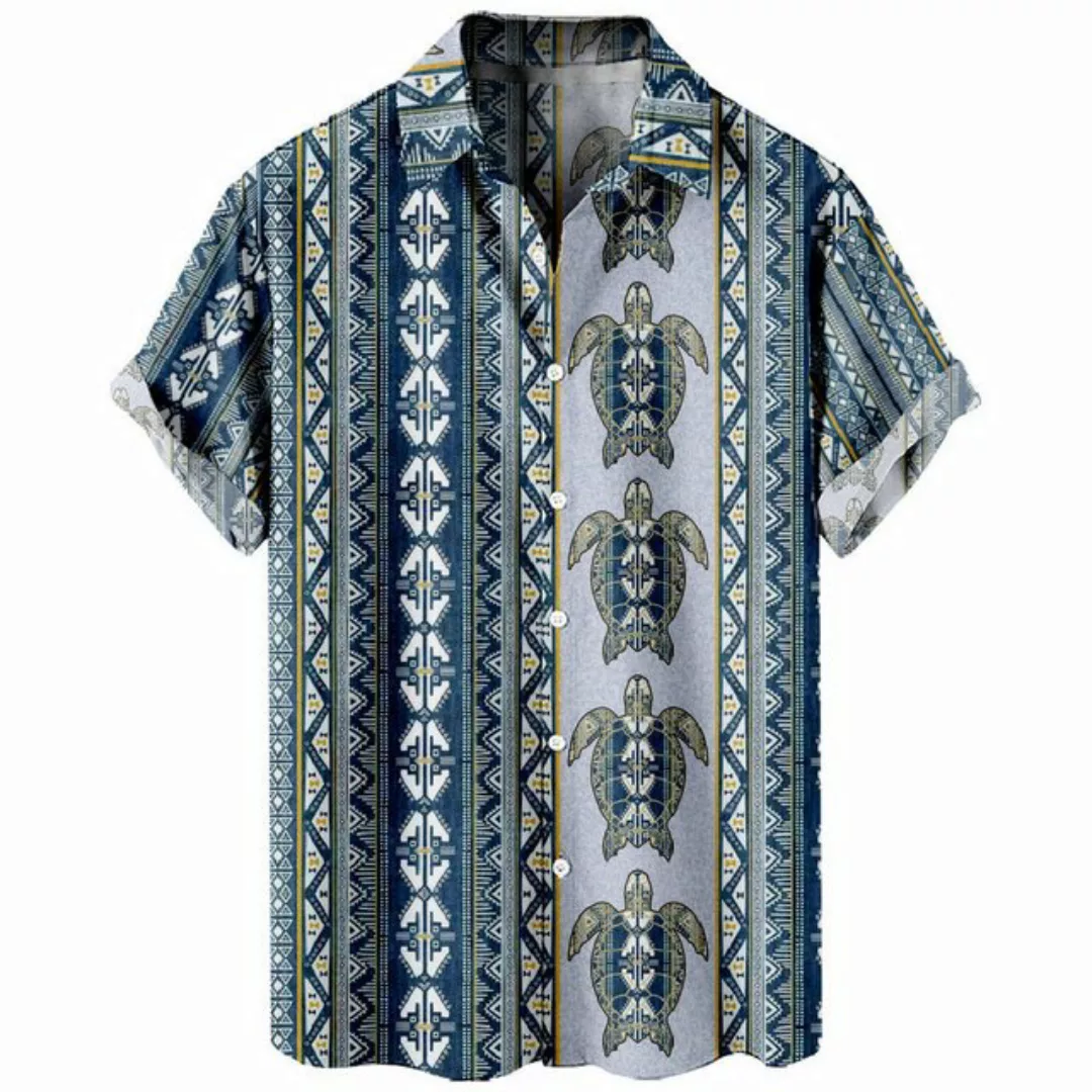 AUKUU Hawaiihemd Das einfache und praktische Boho-gedruckte Freizeithemd mi günstig online kaufen