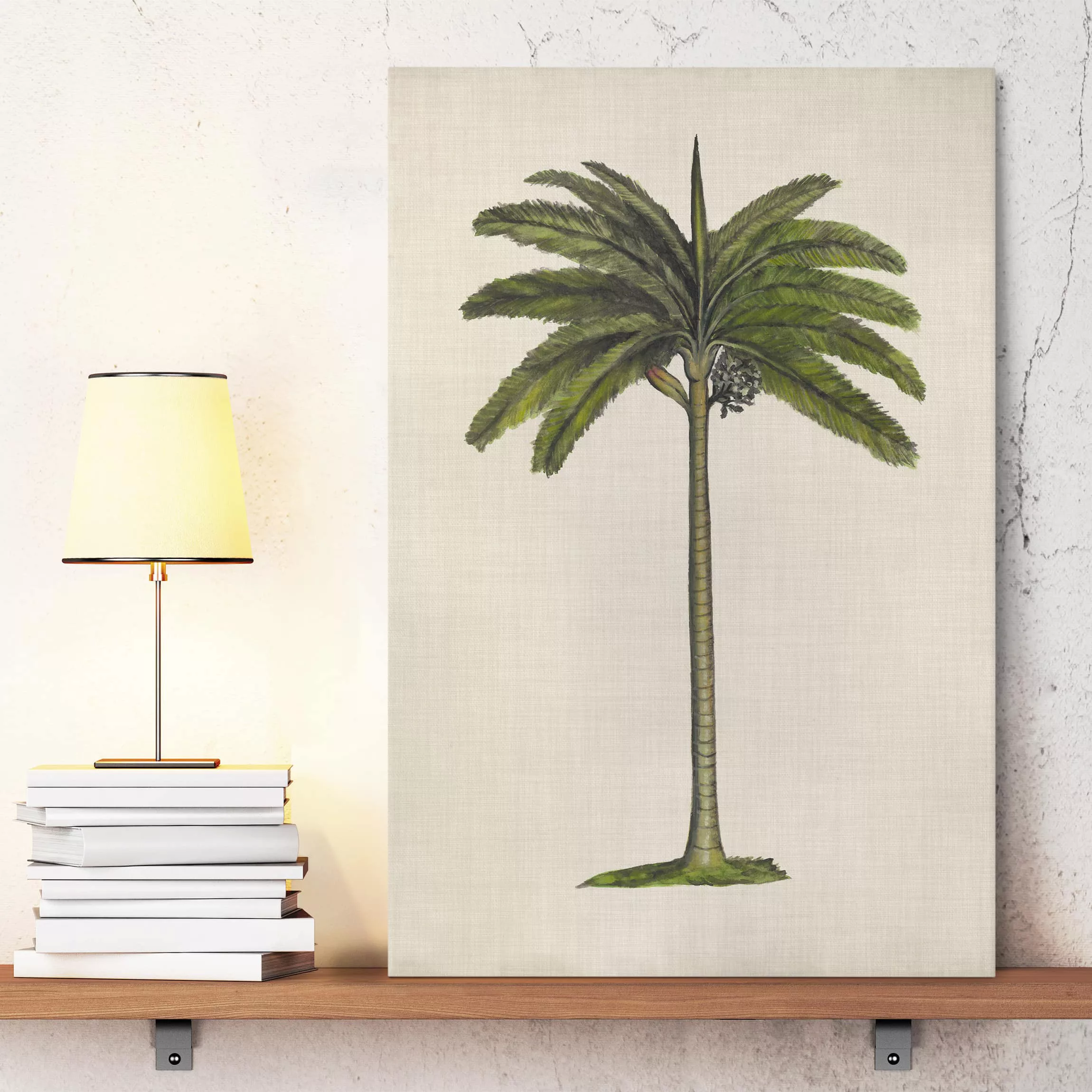 Leinwandbild Botanik - Hochformat Britische Palmen IV günstig online kaufen