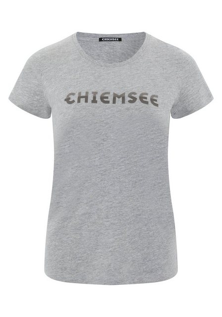 Chiemsee Print-Shirt T-Shirt mit Logo in Farbverlauf-Optik 1 günstig online kaufen
