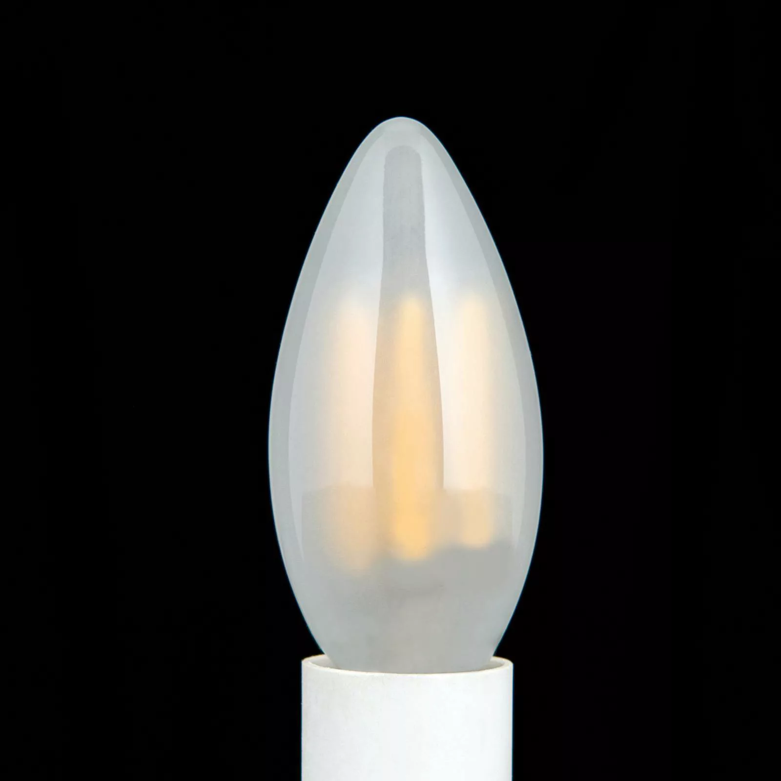 LED-Kerzenlampe E14 5W matt 827 dimmbar günstig online kaufen
