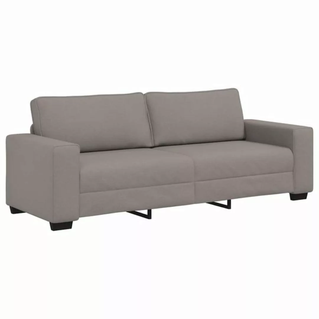 vidaXL Sofa 3-Sitzer-Sofa Taupe 180 cm Stoff günstig online kaufen