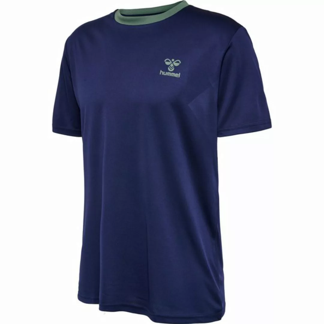 hummel Kurzarmshirt hmlSTALTIC POLY JERSEY S/S MARINE/DUCK GREEN günstig online kaufen