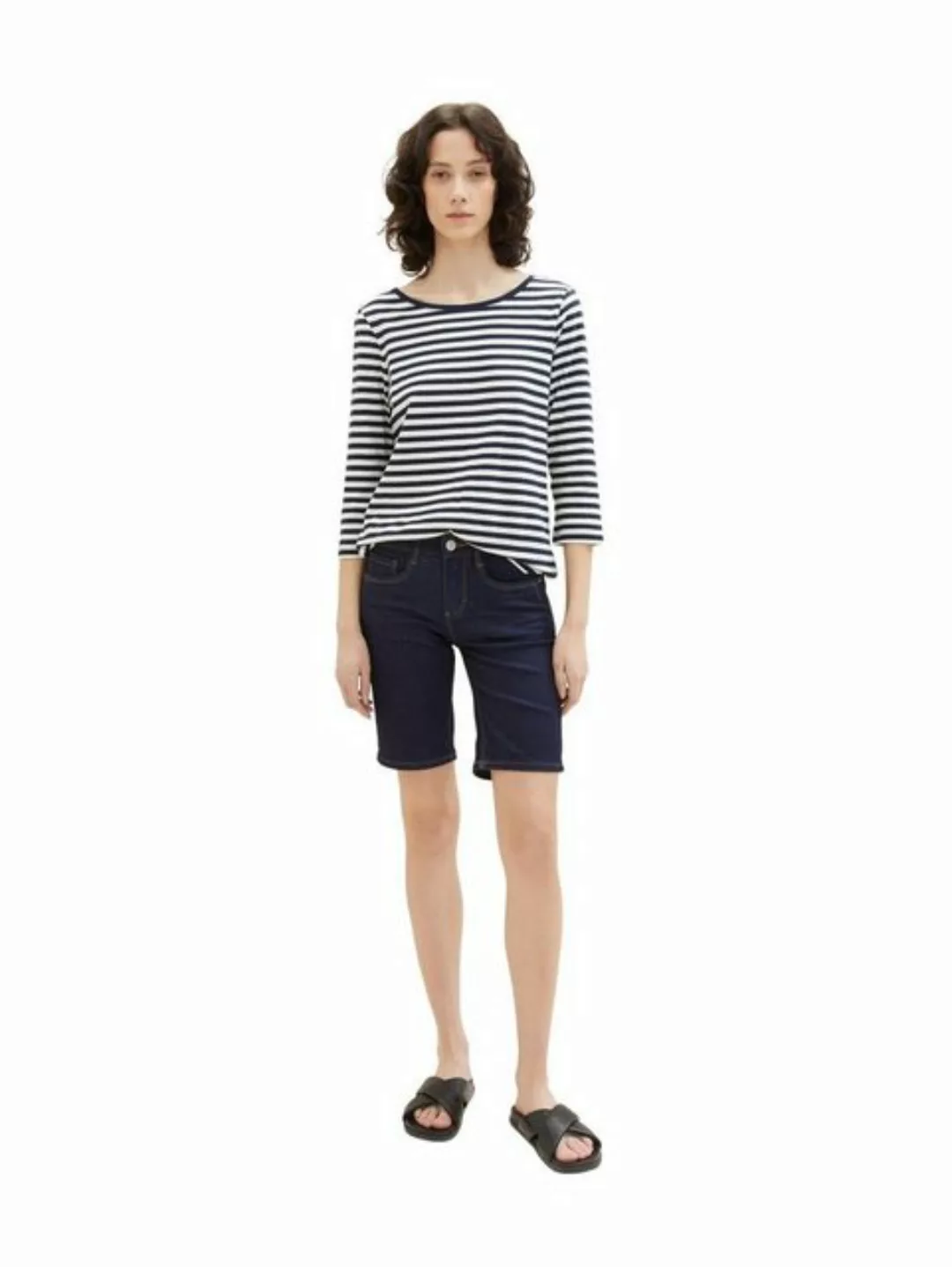 TOM TAILOR Jeansshorts Bermuda Shorts ALEXA SLIM 5343 in Blau günstig online kaufen