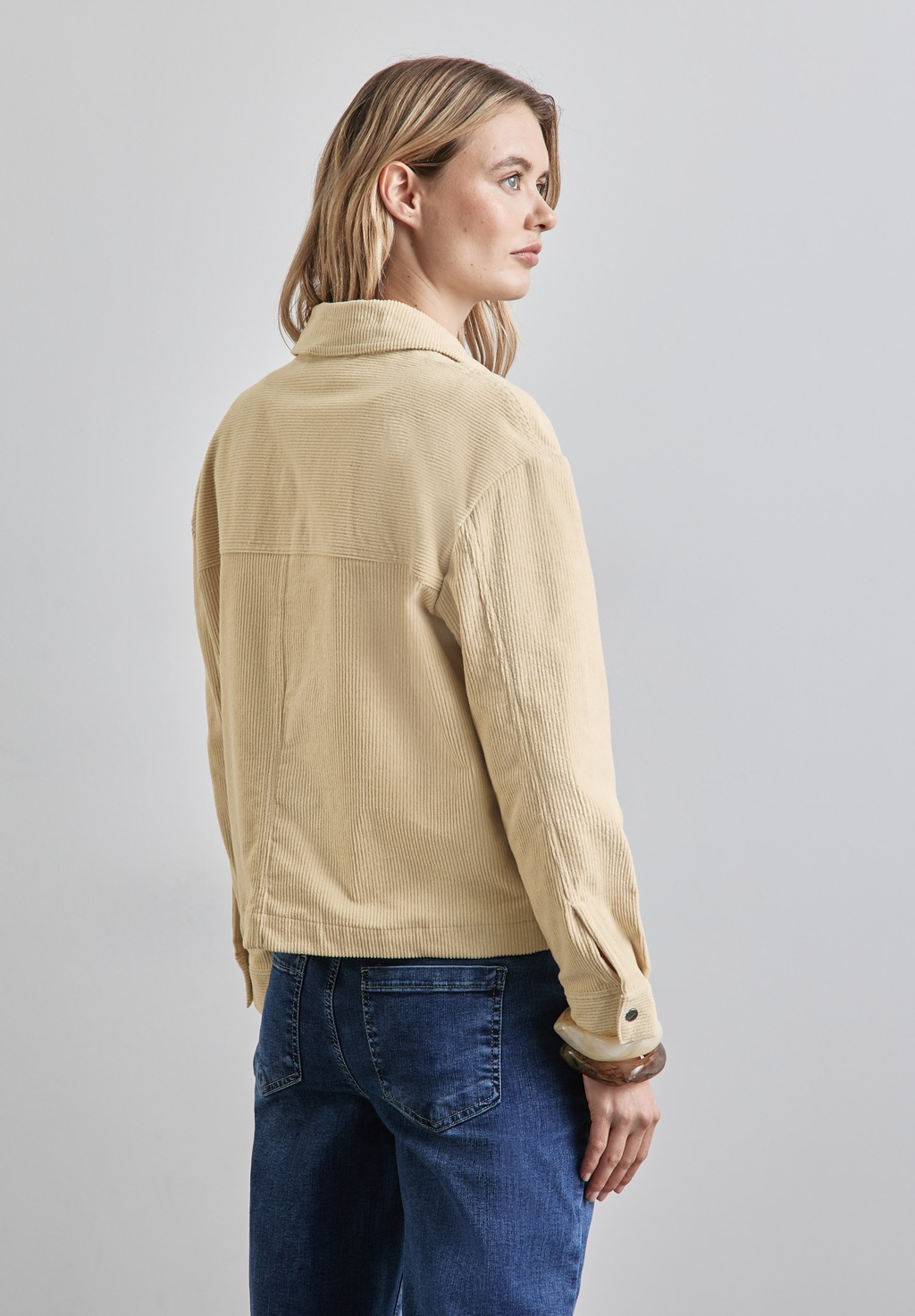 STREET ONE Cordjacke, ohne Kapuze, aus Baumwolle mit Stretchanteil günstig online kaufen