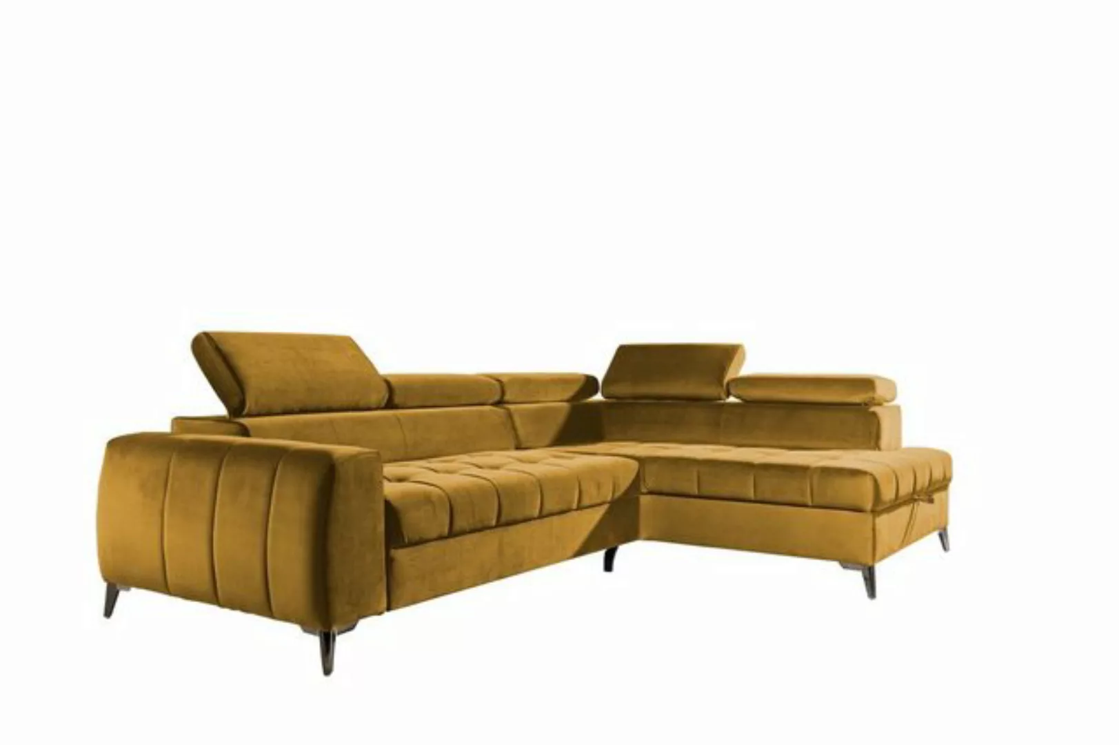 Furnix Ecksofa TOULOUS Sofa mit Schlaffunktion Automat DL Auswahl, hochwert günstig online kaufen
