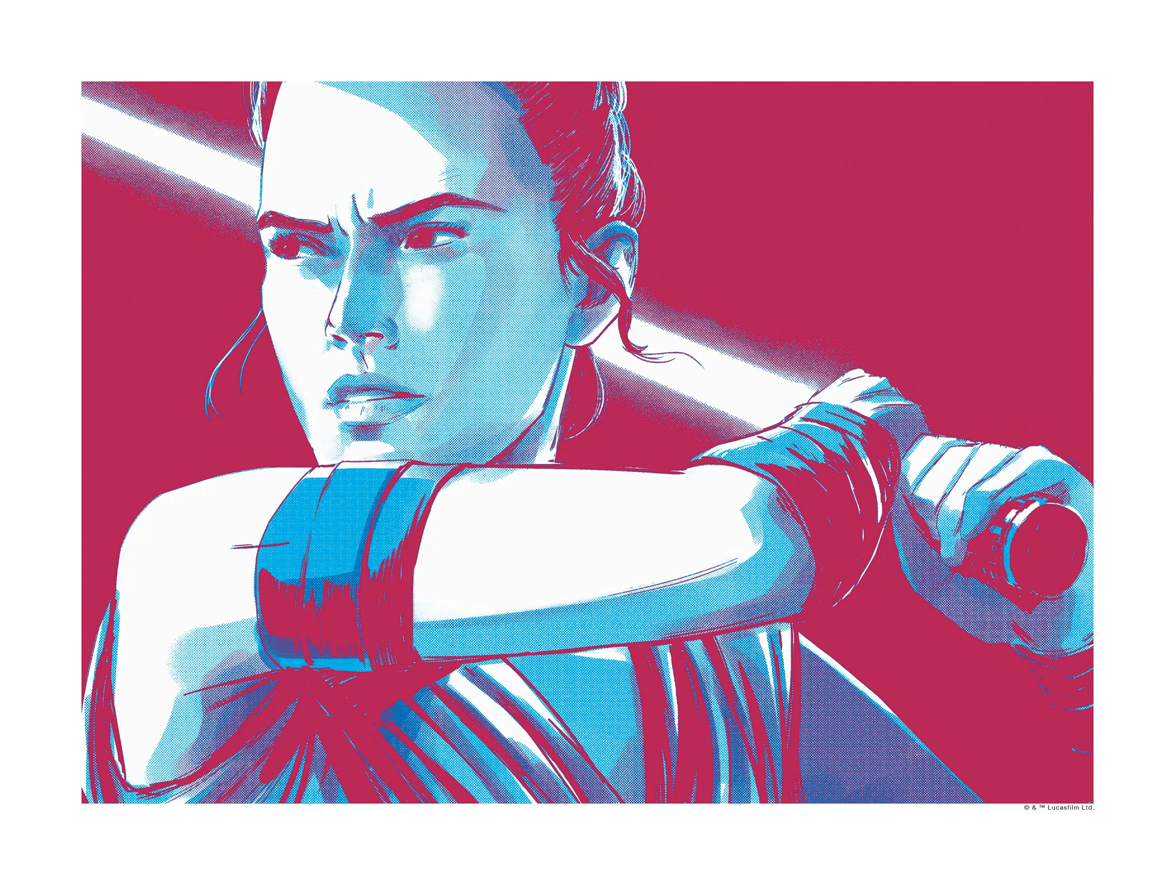 Komar Poster "Star Wars Faces Rey", Star Wars, (1 St.) günstig online kaufen