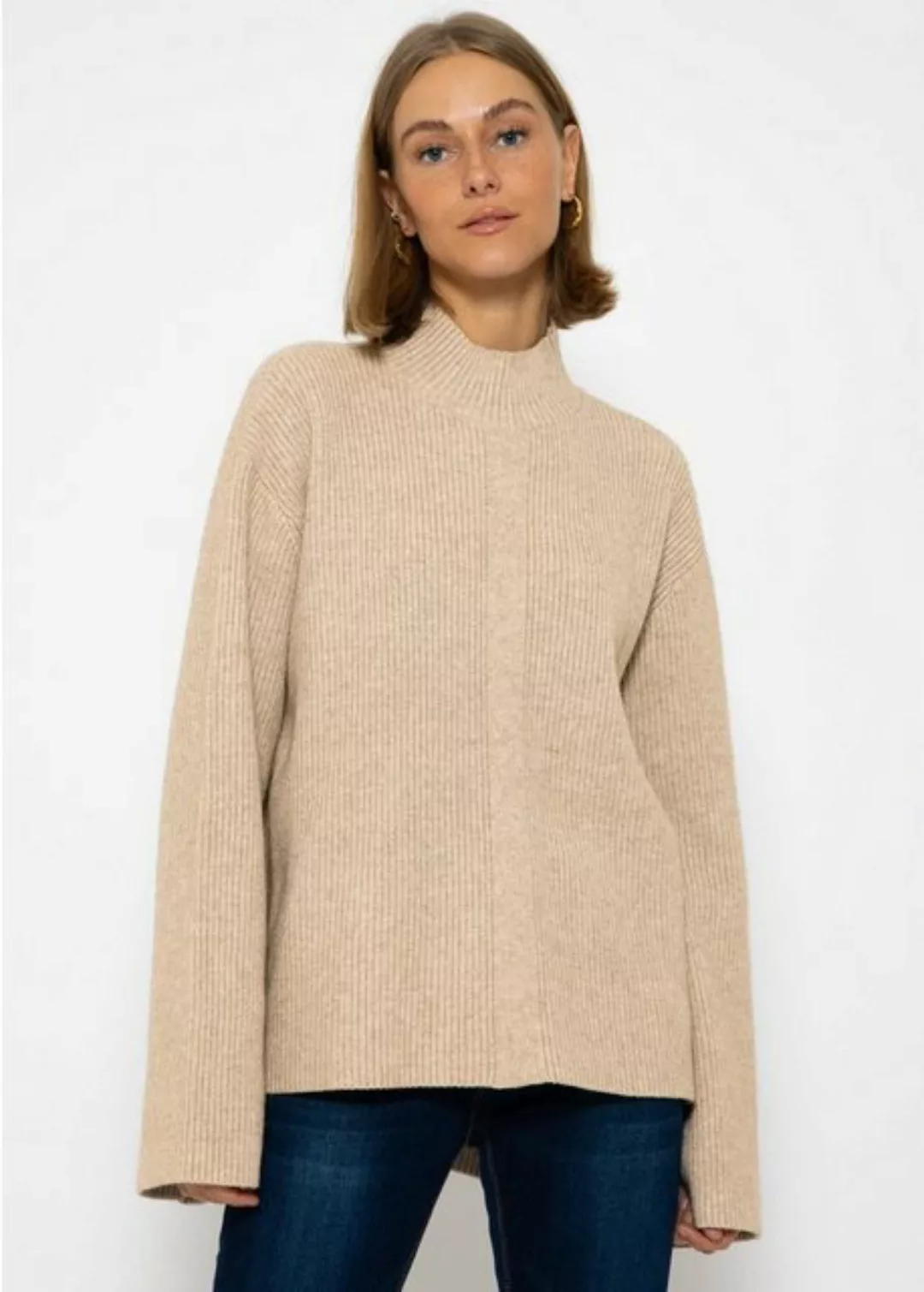 SASSYCLASSY Rollkragenpullover Turtleneck Pullover Damen aus weichem Grobst günstig online kaufen