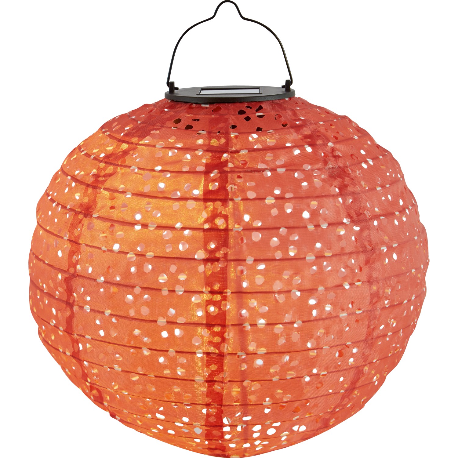 Solar-Dekoleuchte Pellaro LED Rot Ø 25 cm x 25 cm günstig online kaufen