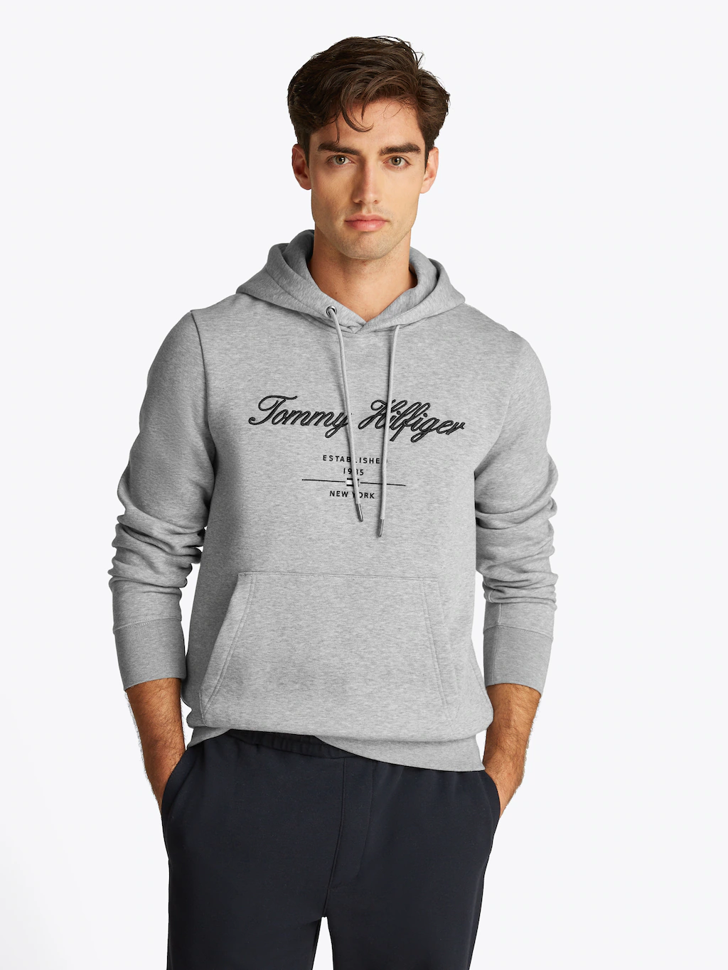 Tommy Hilfiger Hoodie "SCRIPT LOGO HOODY", mit aufgesticktem Logo günstig online kaufen