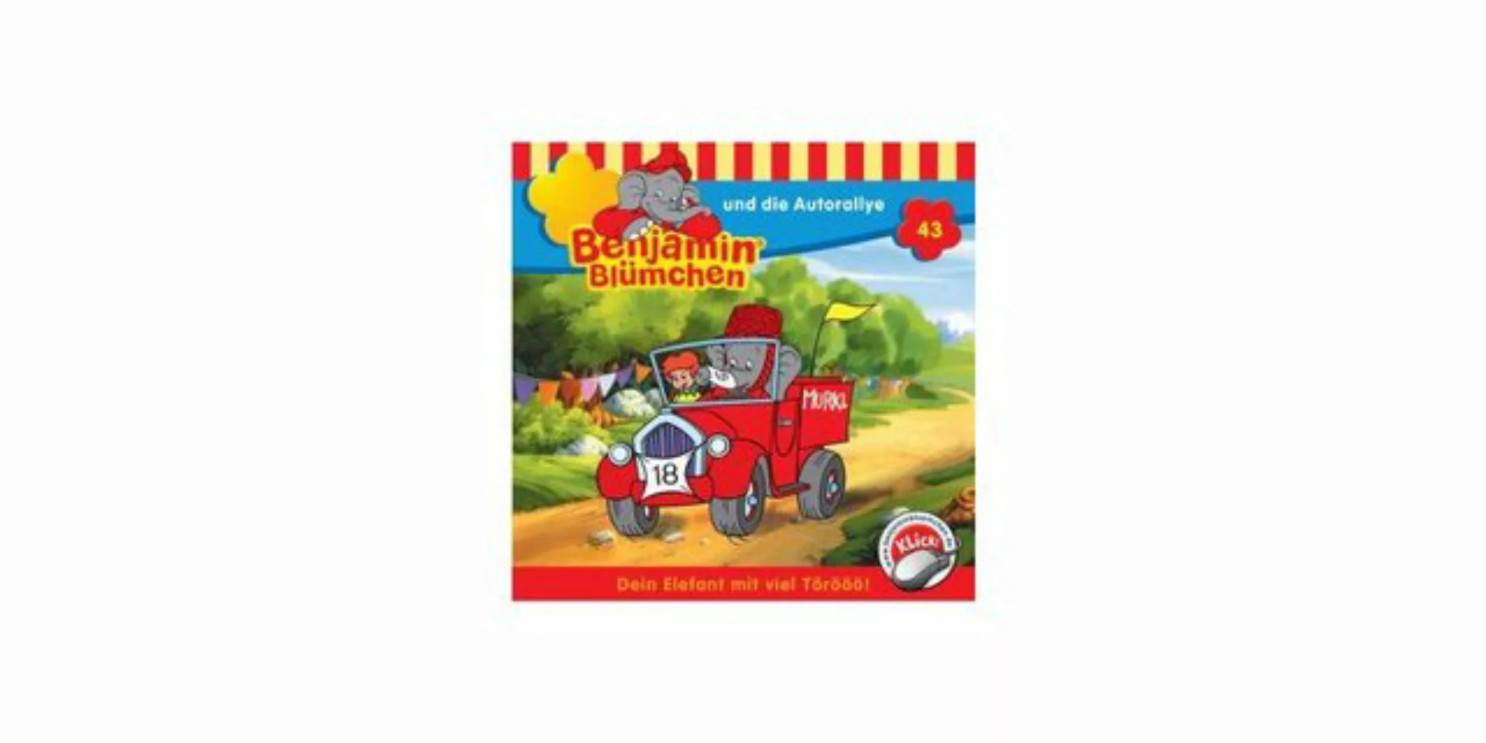 Kiddinx Hörspiel-CD Benjamin Blümchen und die Autorallye, 1 CD-Audio günstig online kaufen