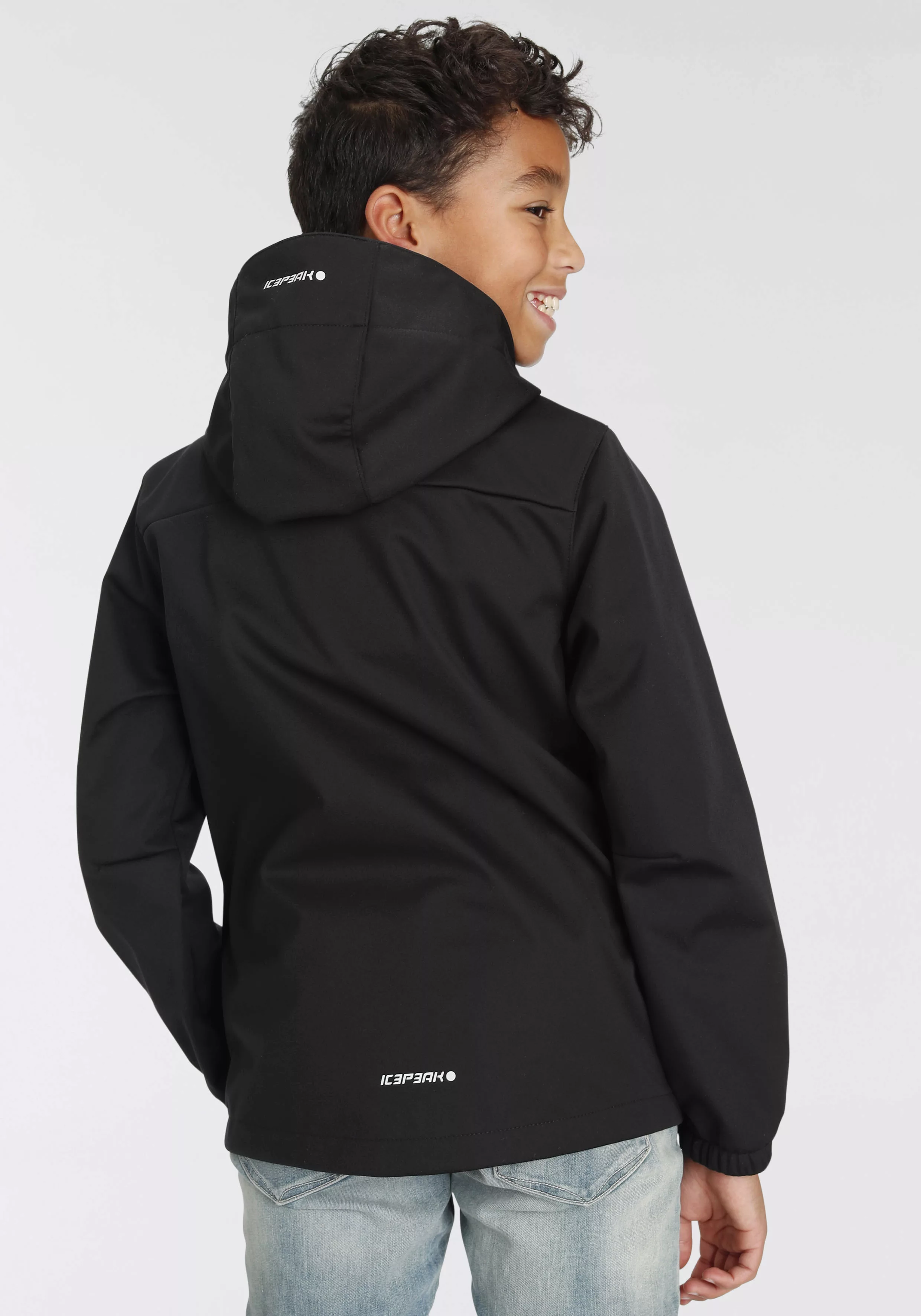 Icepeak Softshelljacke "KONAN JR", (1 St.), mit Kapuze günstig online kaufen