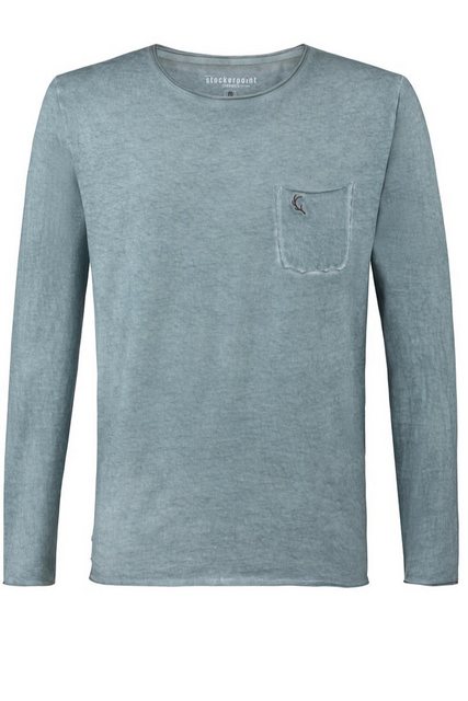 Stockerpoint Strickpullover Longsleeve Herren - FALKO - retro sky blue, ste günstig online kaufen