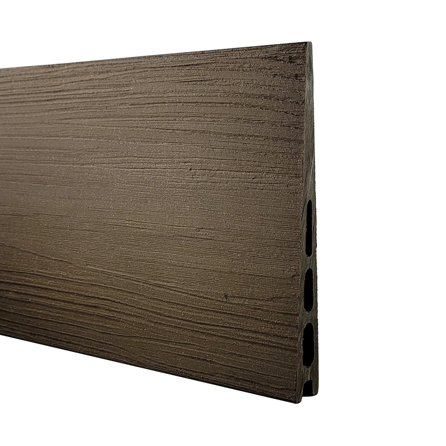 GartenLand Musterstück WPC Zaun Set Schwedenprofil Braun Holzstruktur 20 cm günstig online kaufen