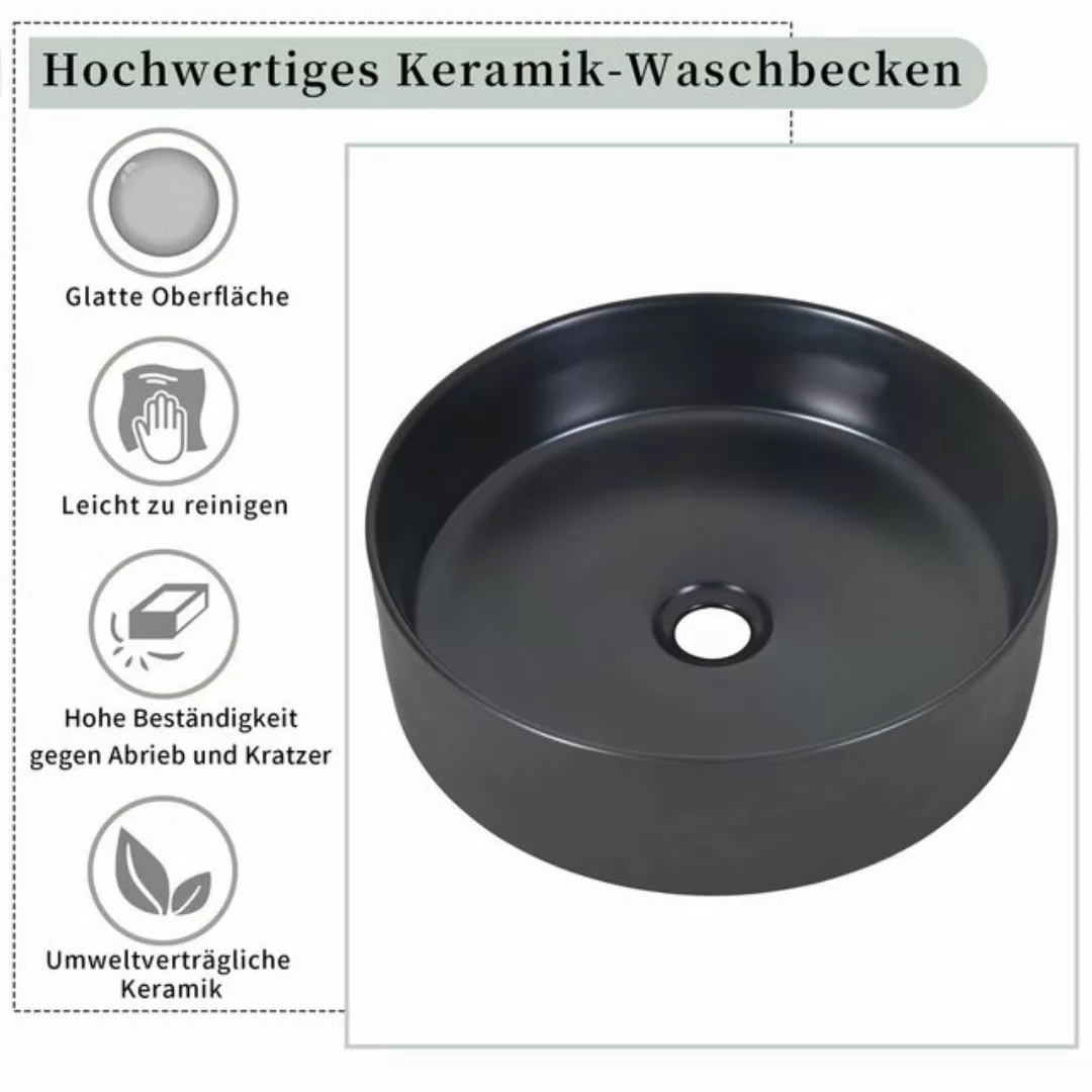 PFCTART Waschbeckenunterschrank Waschbeckenunterschrank hängend 80cm breit günstig online kaufen